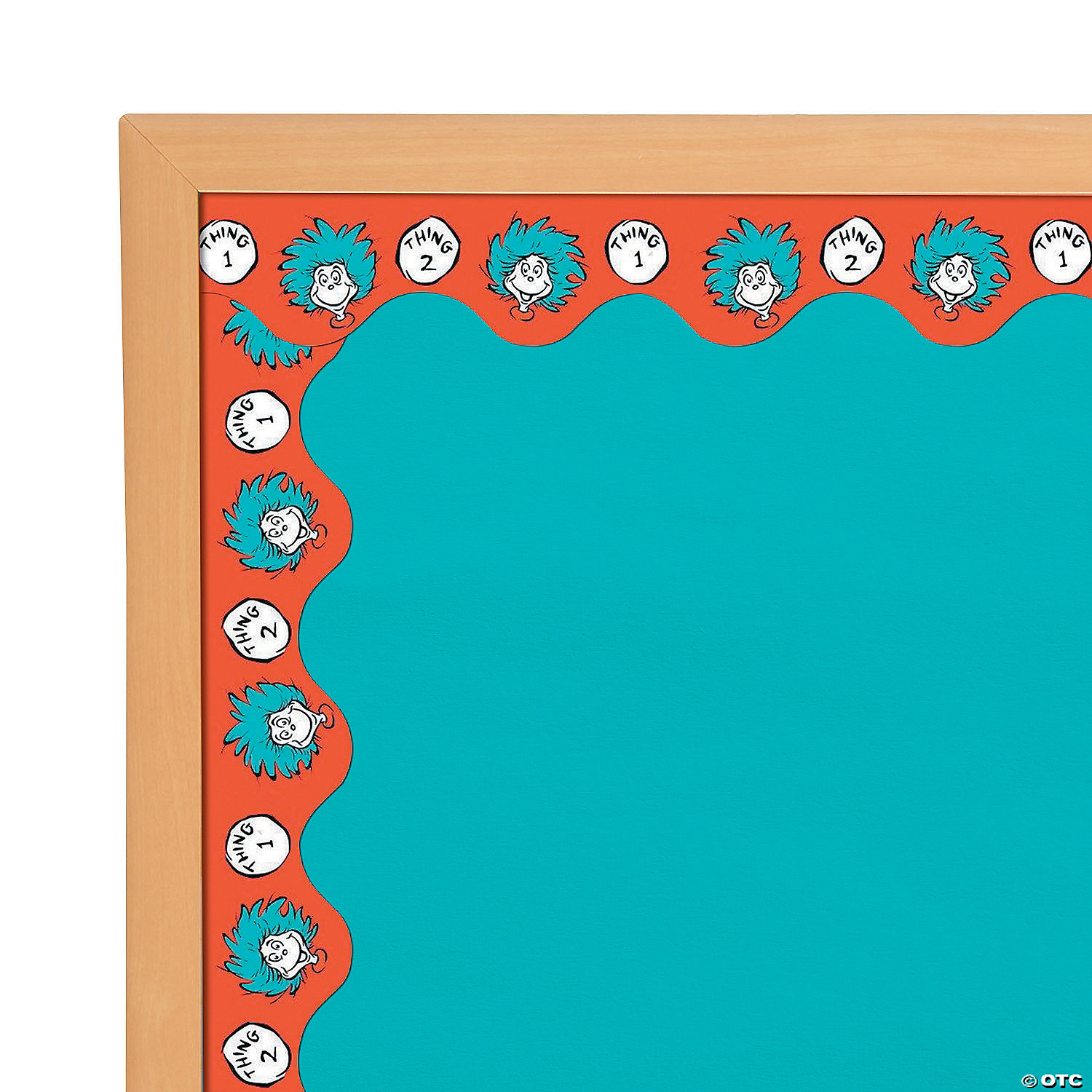 Dr Seuss Thing 1 2 Bulletin Board Border Oriental Trading