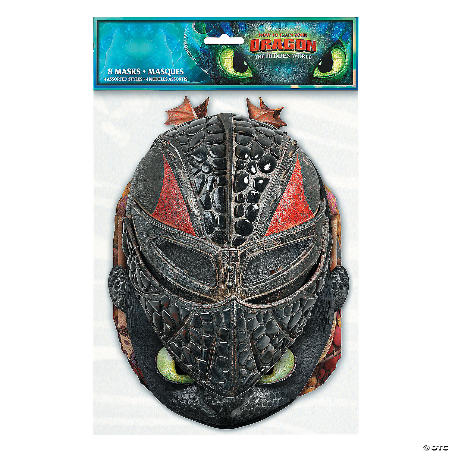 breuk Lijkenhuis Sociale wetenschappen DreamWorks How To Train Your Dragon™ Party Masks - 8 Pc. | Oriental Trading