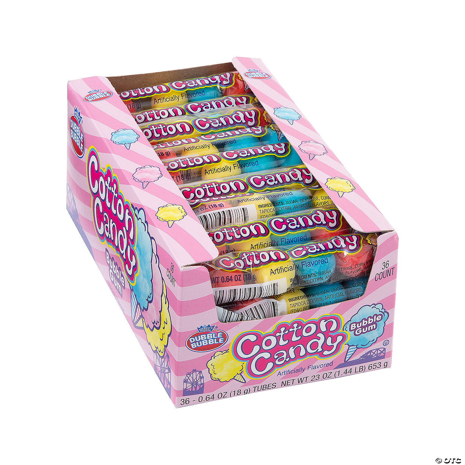 Dubble Bubble® Cotton Candy Gumball Tubes