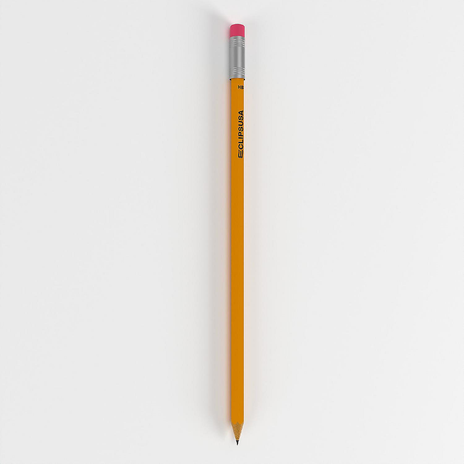 E-Clips USA #2 HB Woodcased Pencils - Non-sharpened, Yellow | Oriental ...