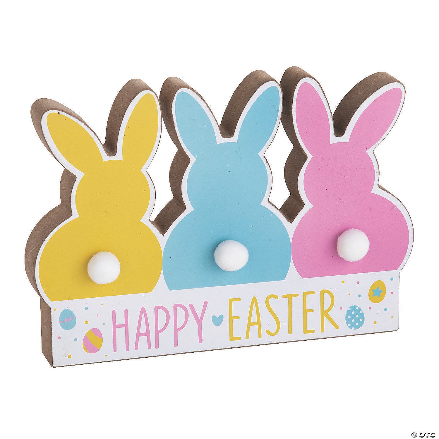 Easter Bunny Tail Tabletop Sign | Oriental Trading