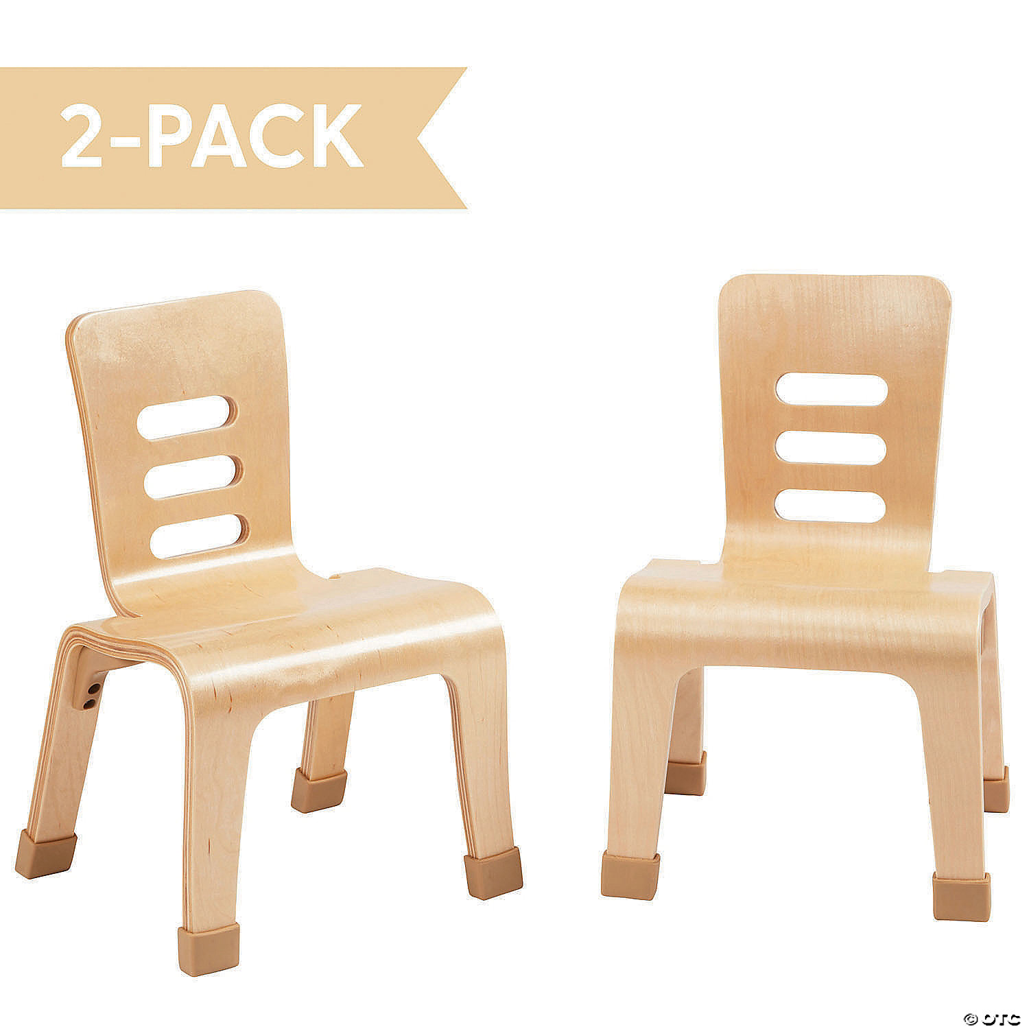 Ecr4kids 10 Bentwood School Stacking Chair For Students Natural 2 Pack Oriental Trading