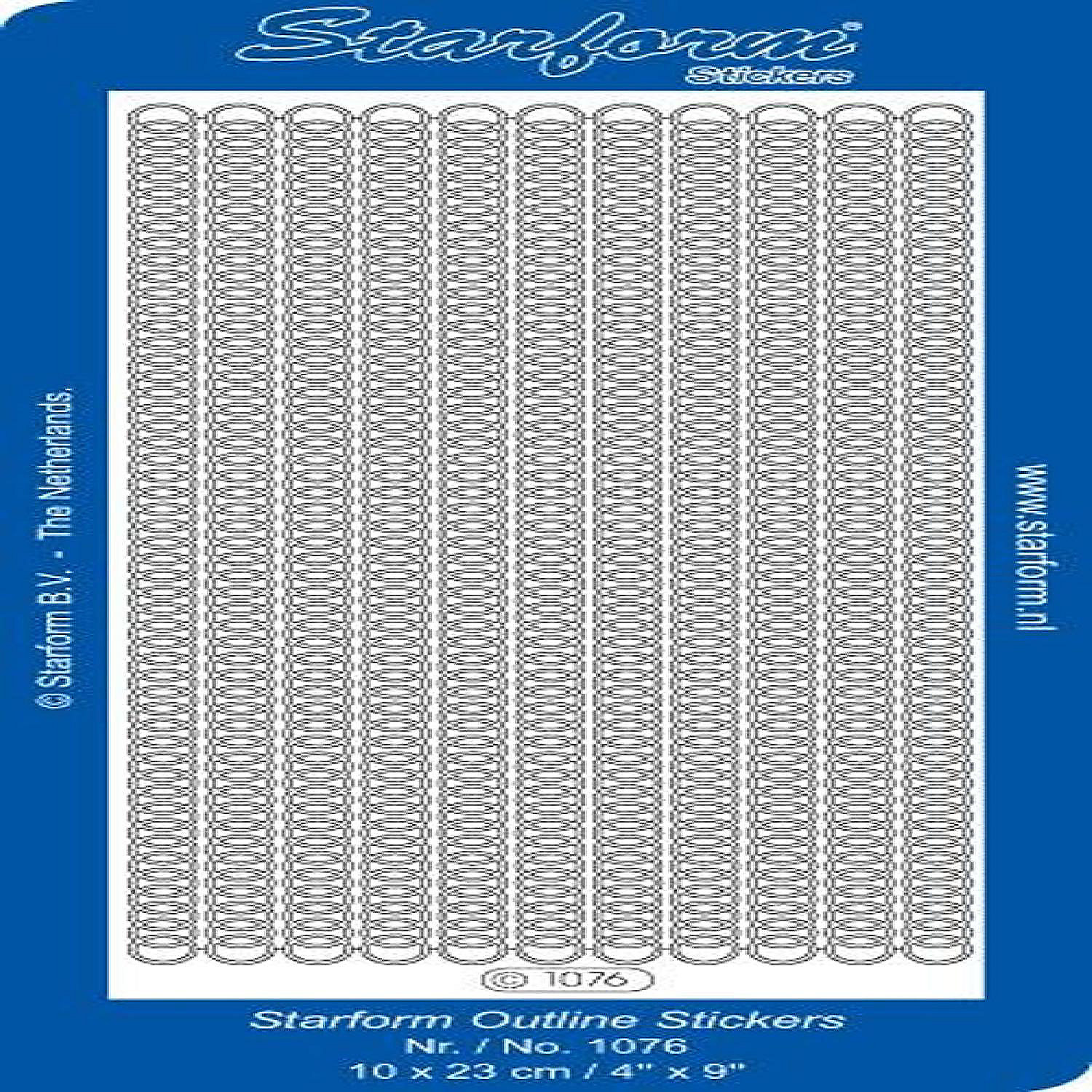 Ecstasy Crafts Outline Sticker - Deco Stickers - Silver