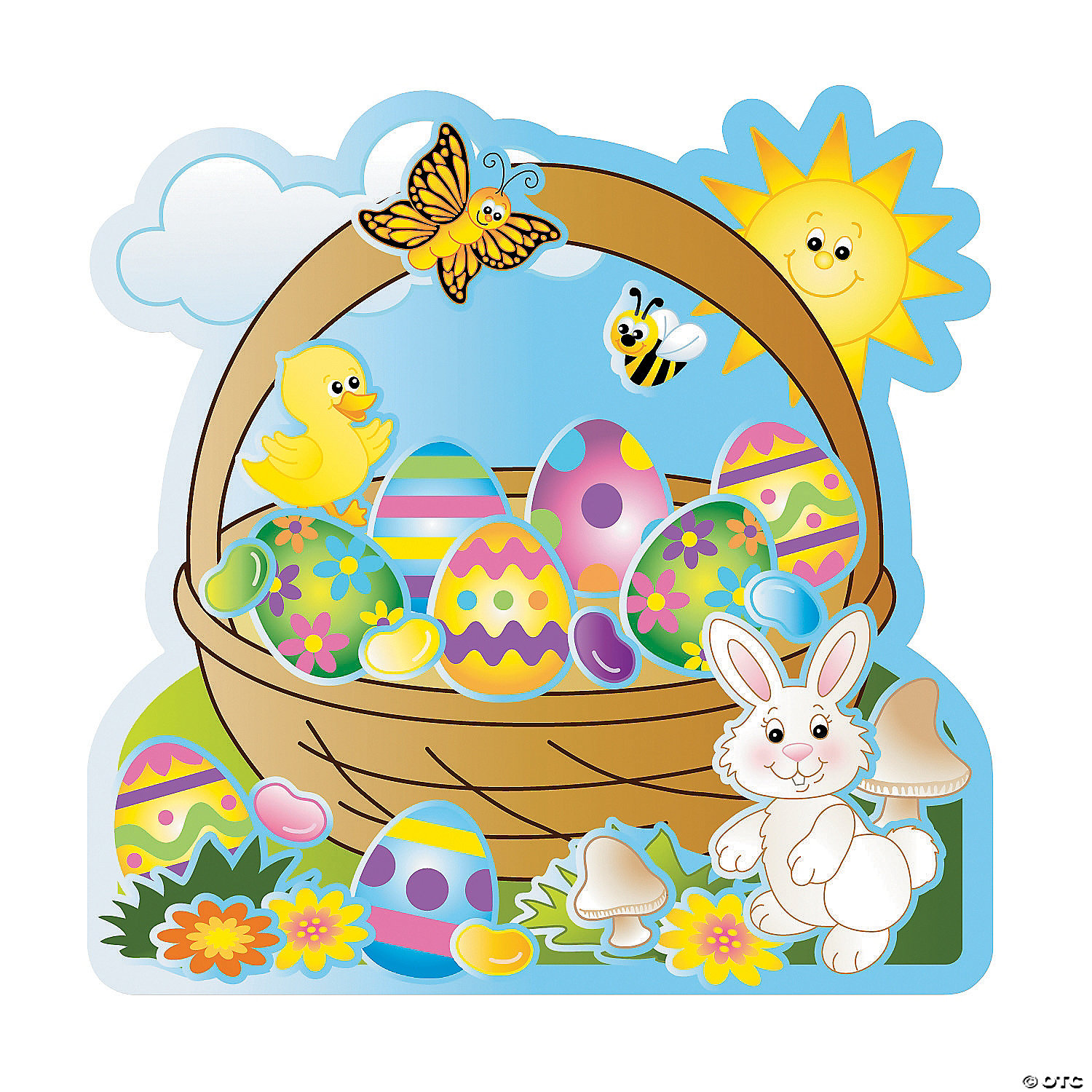12 Easter Themed Sticker Scenes for Kids CraftsChildrens Spring Crafts 