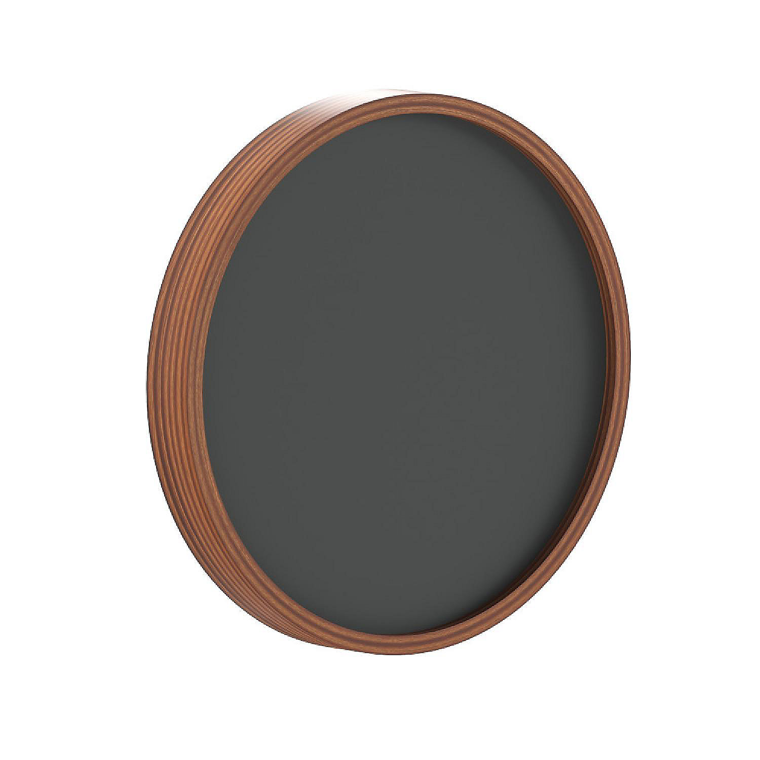 Emma + Oliver Burke Round Wall Hanging Chalkboard 1.5" Wooden Frame