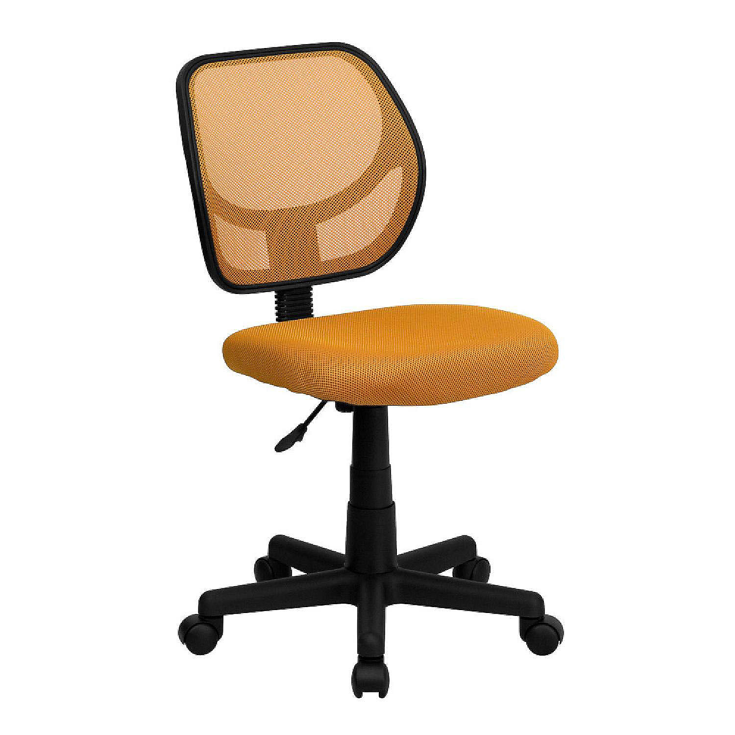 Emma + Oliver Low Back Orange Mesh Swivel Task Office Chair | Oriental  Trading