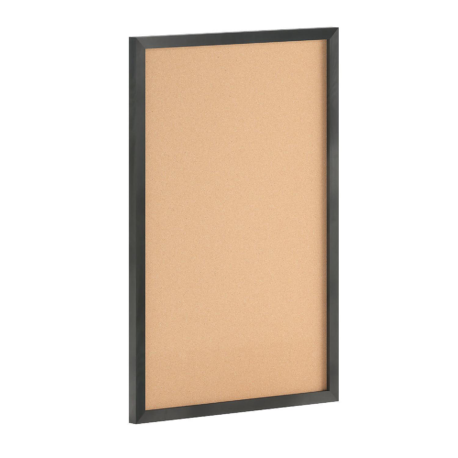 Emma + Oliver Wall Mount Cork Board with Solid Pine Frame and Wooden