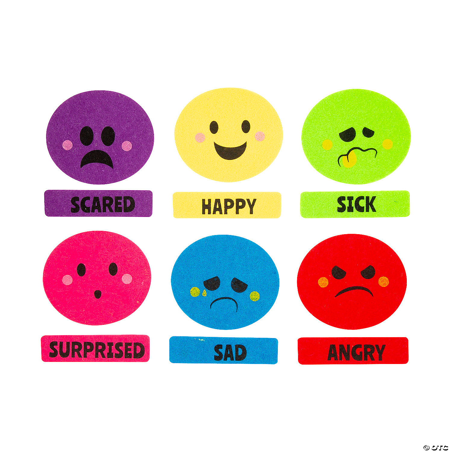 Emotions Shapes - 12 Pc. | Oriental Trading