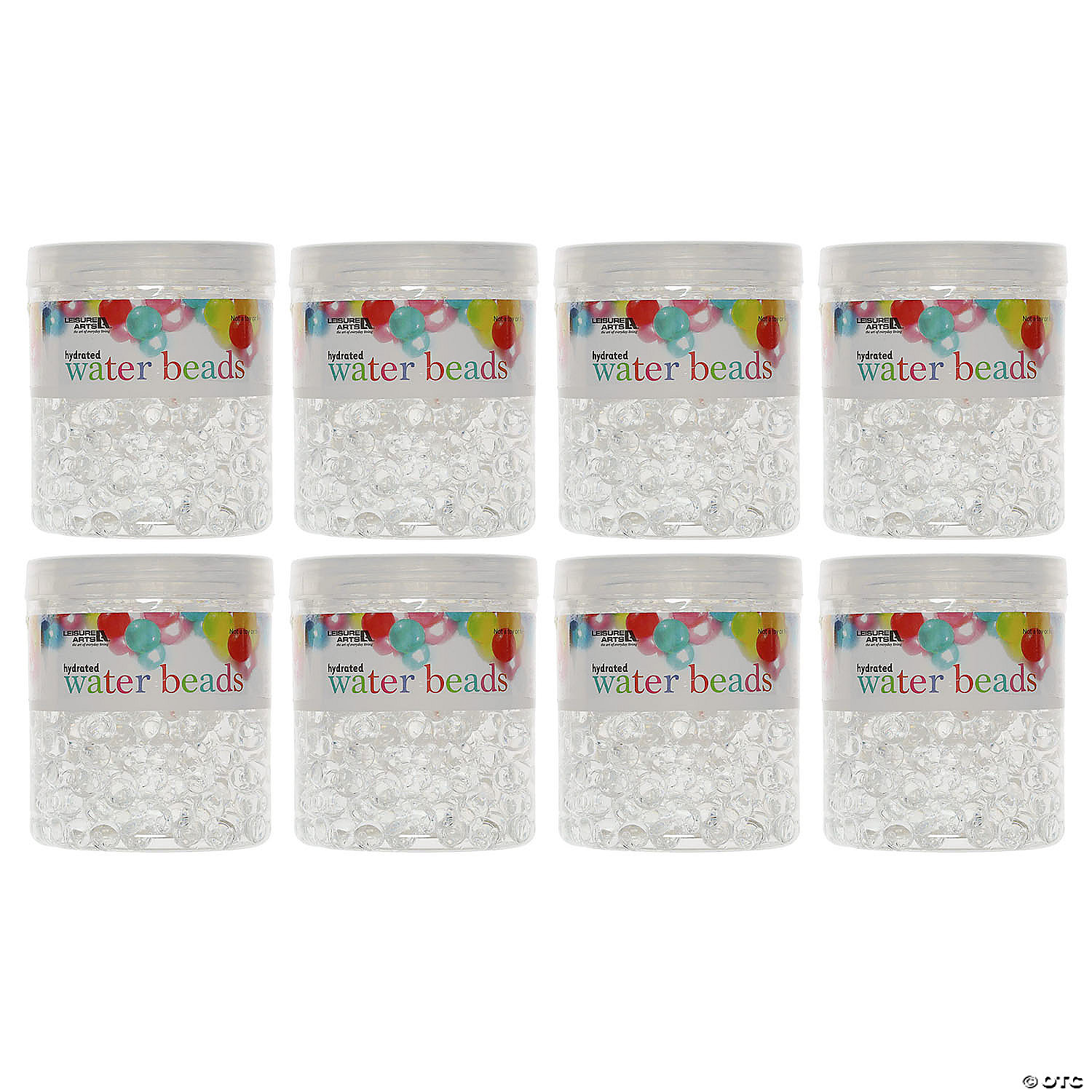 Essentials By Leisure Arts Bundle Hydrated Water Beads Clear 8pc