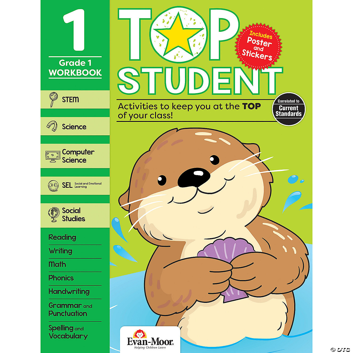 EvanMoor Top Student Activity Book, Grade 1 Oriental Trading