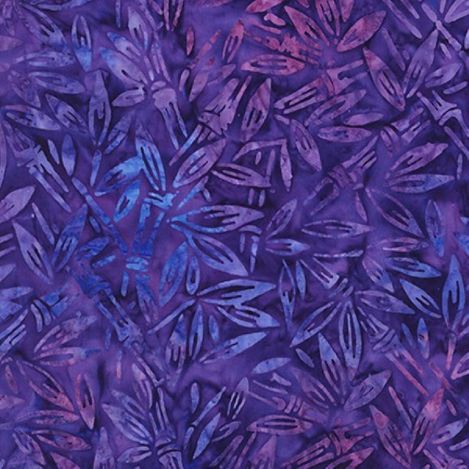 Evening Glow Purple Jewel Batik Cotton Fabric by Robert Kaufman by the Yard