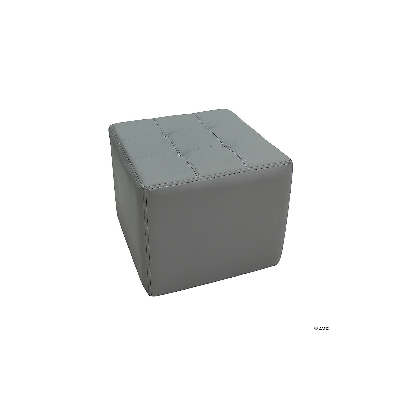 Factory Direct Partners Tufted Square Ottoman - Gray | Oriental Trading