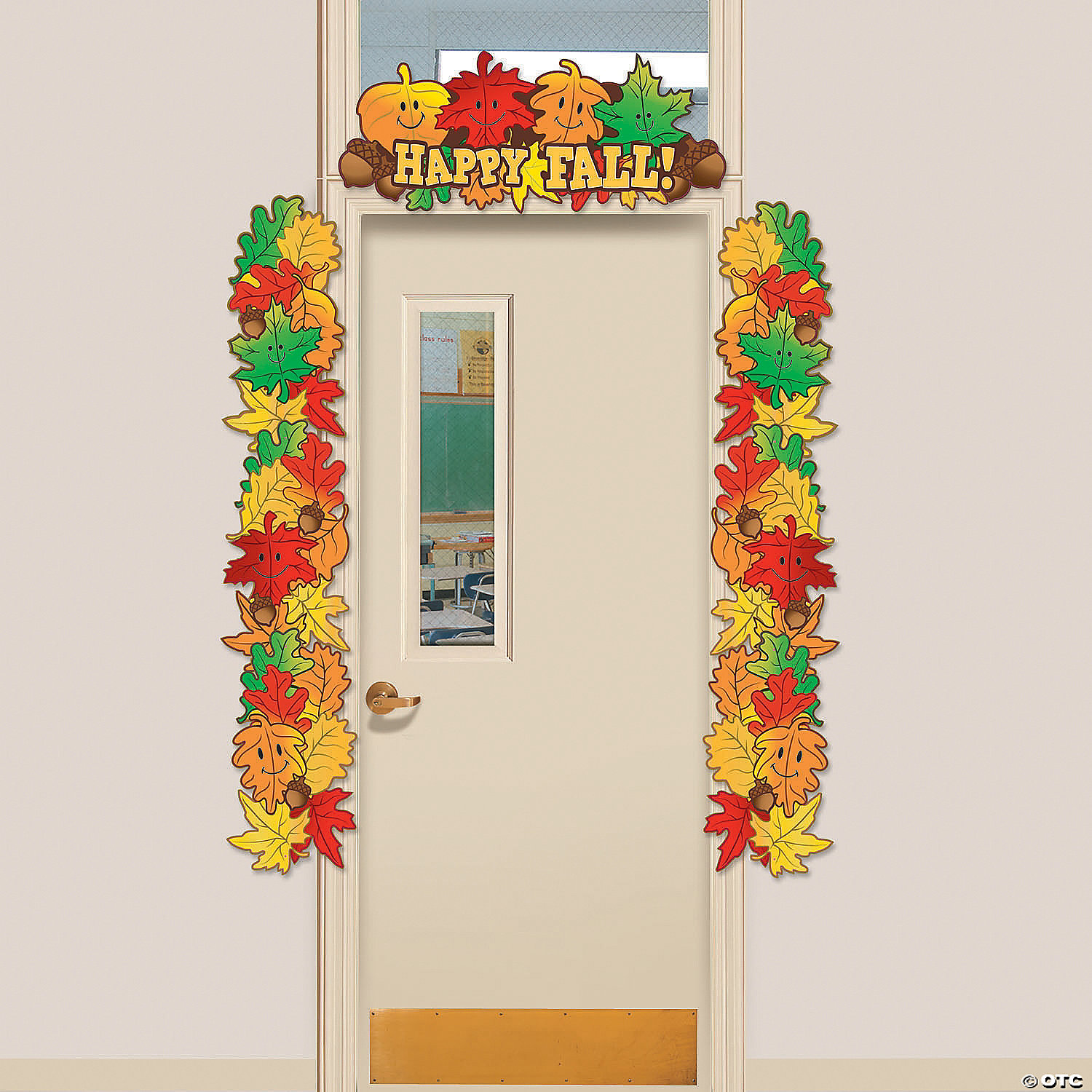 Fall Leaf Door Border