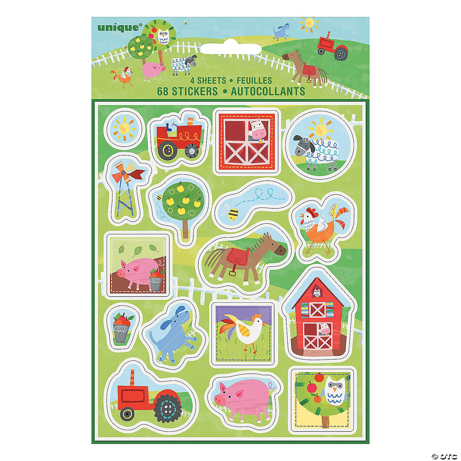 Barnyard Fun Sticker Sheet Arts Crafts Arts Crafts Papeterie