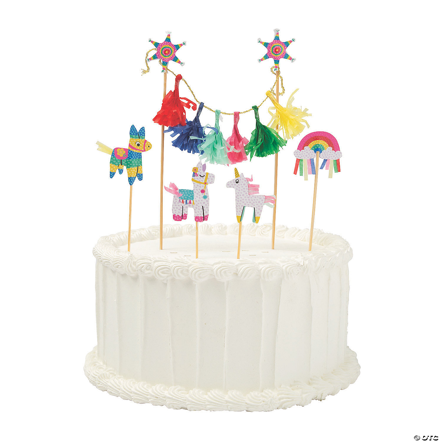 Fiesta Banner Edible cake Mexican Fiesta Decoration Banners Edible Icing Sheets 