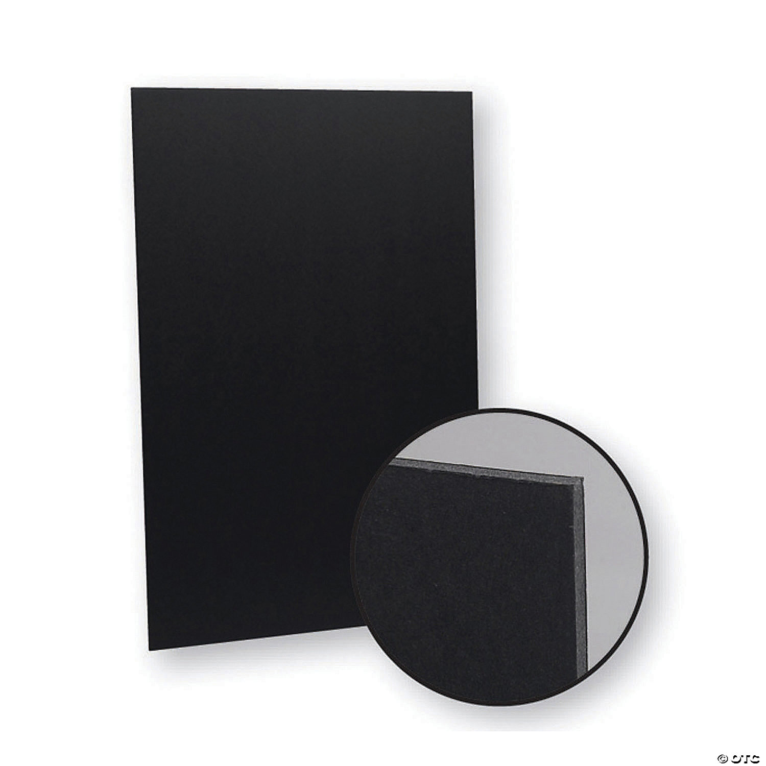 Matt Black A2-3 Sheets 5mm Thick Black Foam Board by Zieler® 