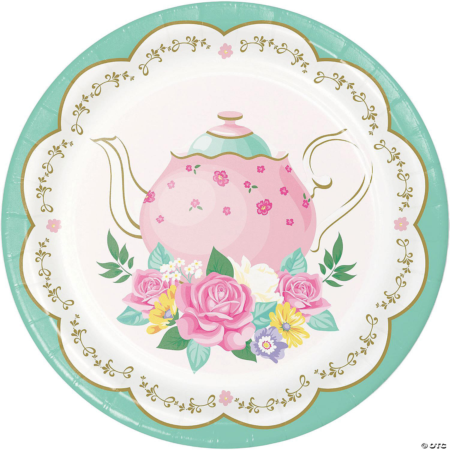 Floral Tea Party Dessert Plates, 24 ct | Oriental Trading