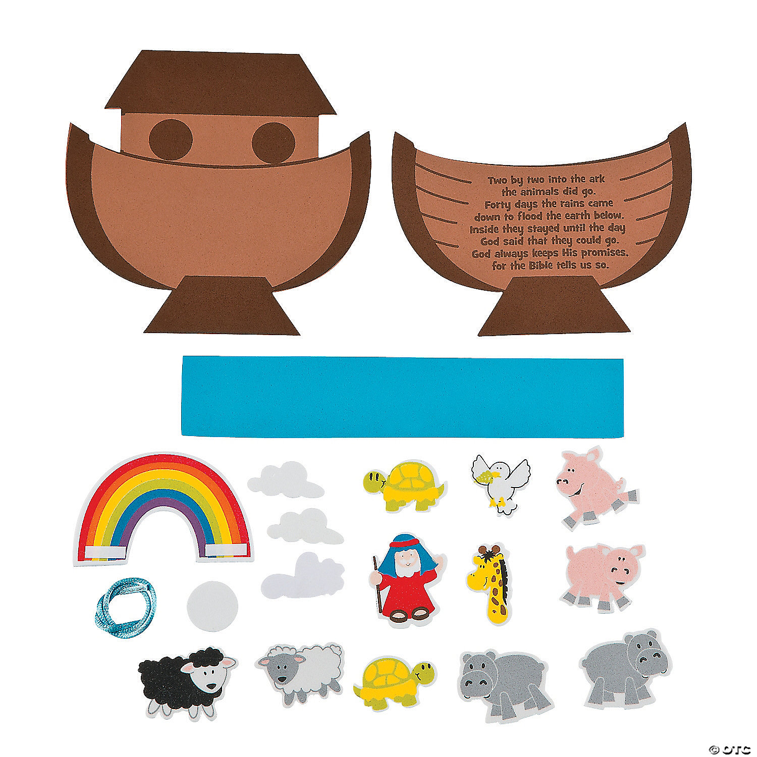 Noah's Ark - Foam Stickers 5 Ounces / pkg: Israel Book Shop