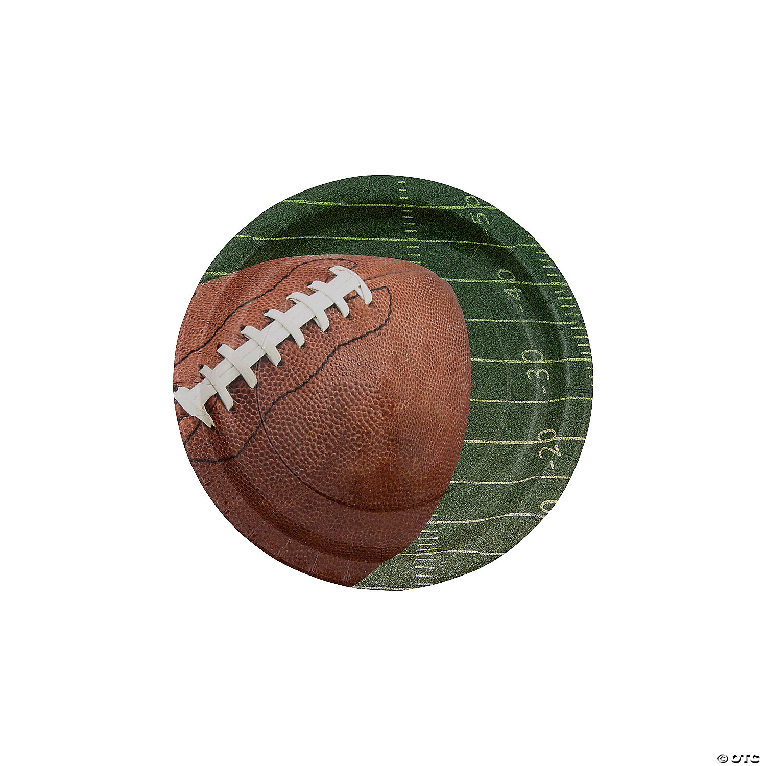 football paper plates