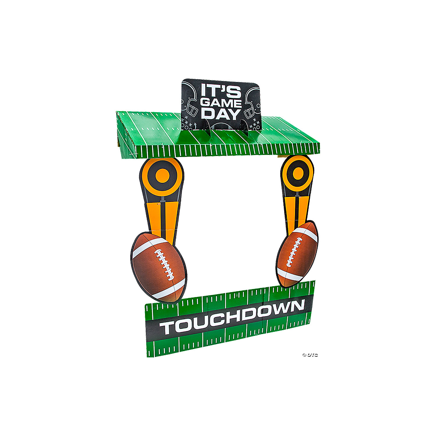 Football Tabletop Hut Decor 5 Pc.