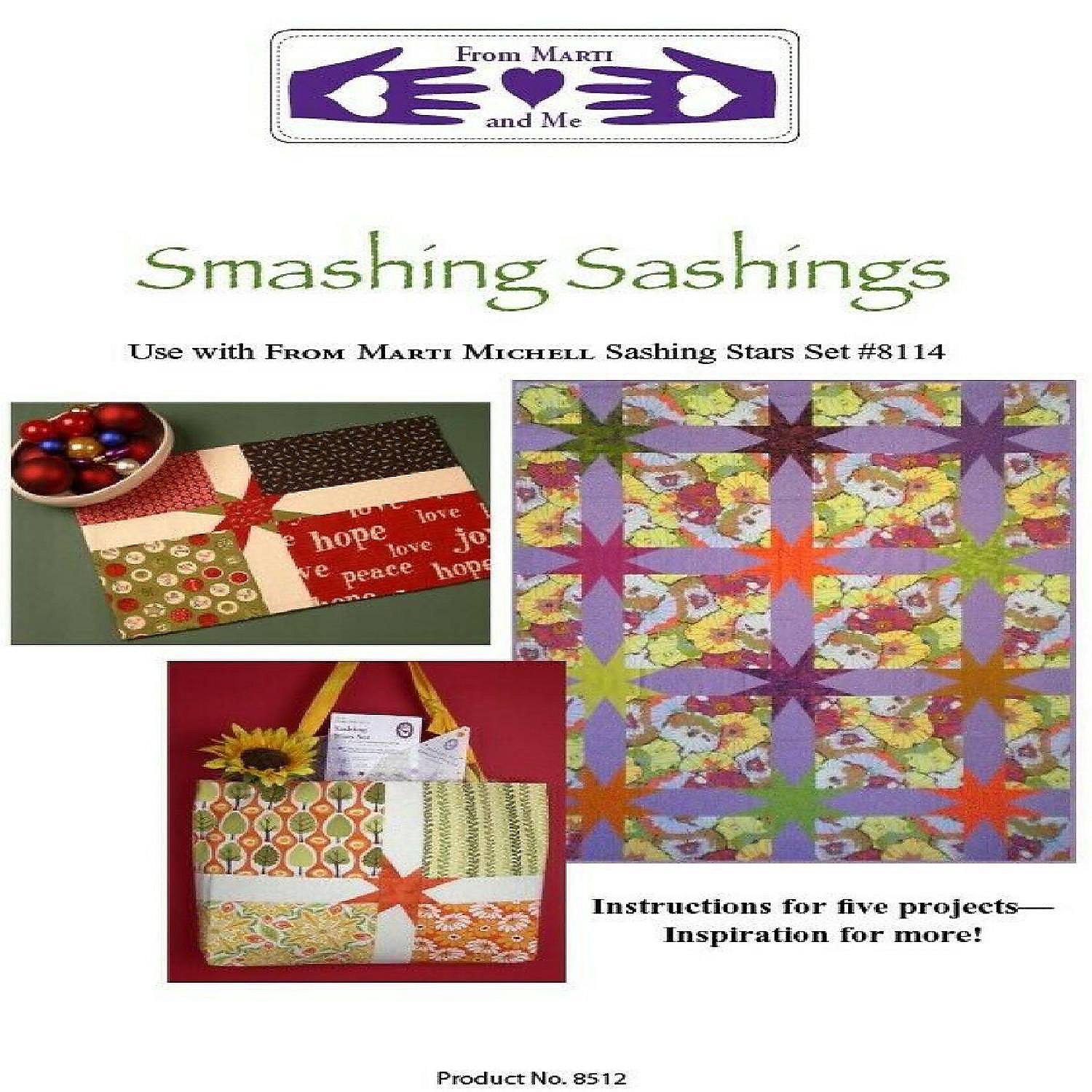 From Marti and Me Club Pattern #12: Smashing Sashings by Michell Marketing  | Oriental Trading
