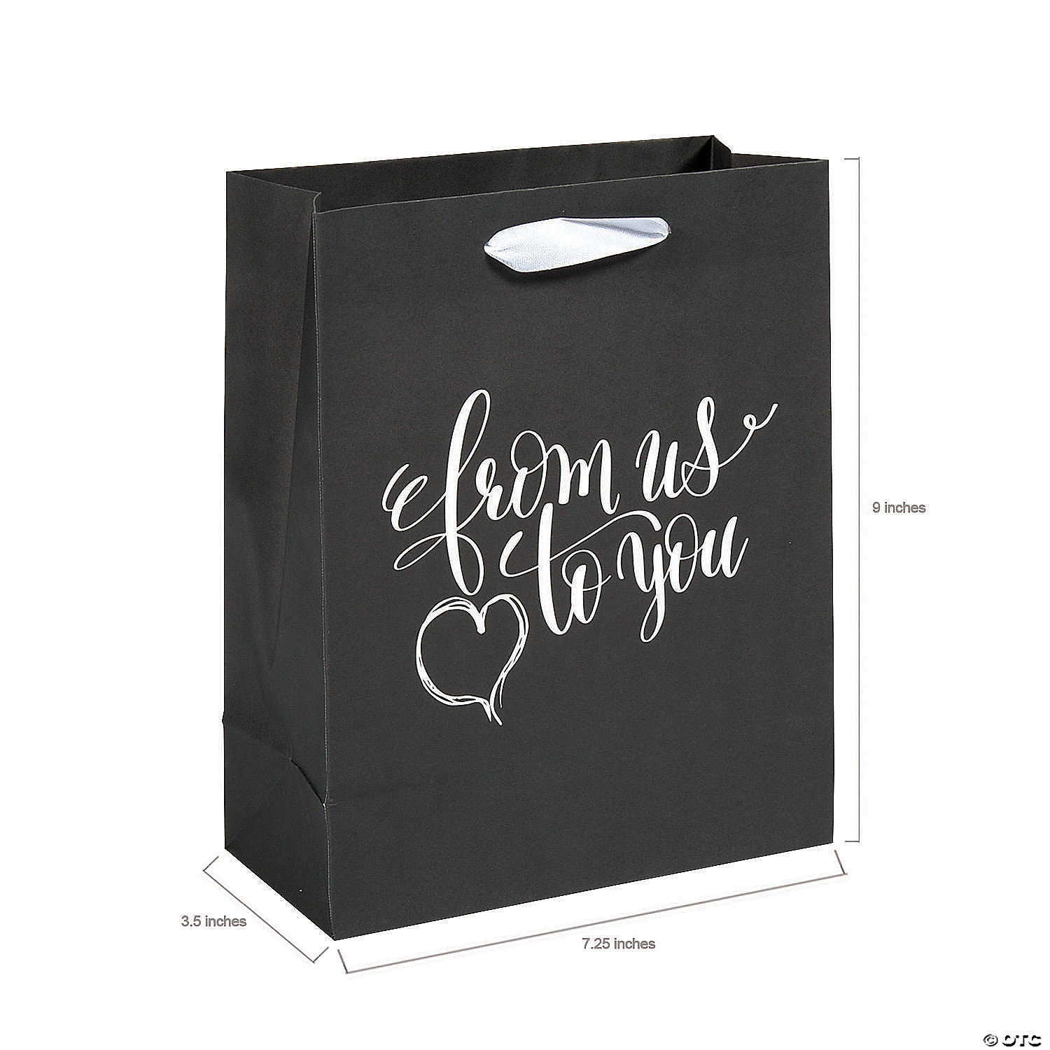 gray paper gift bags