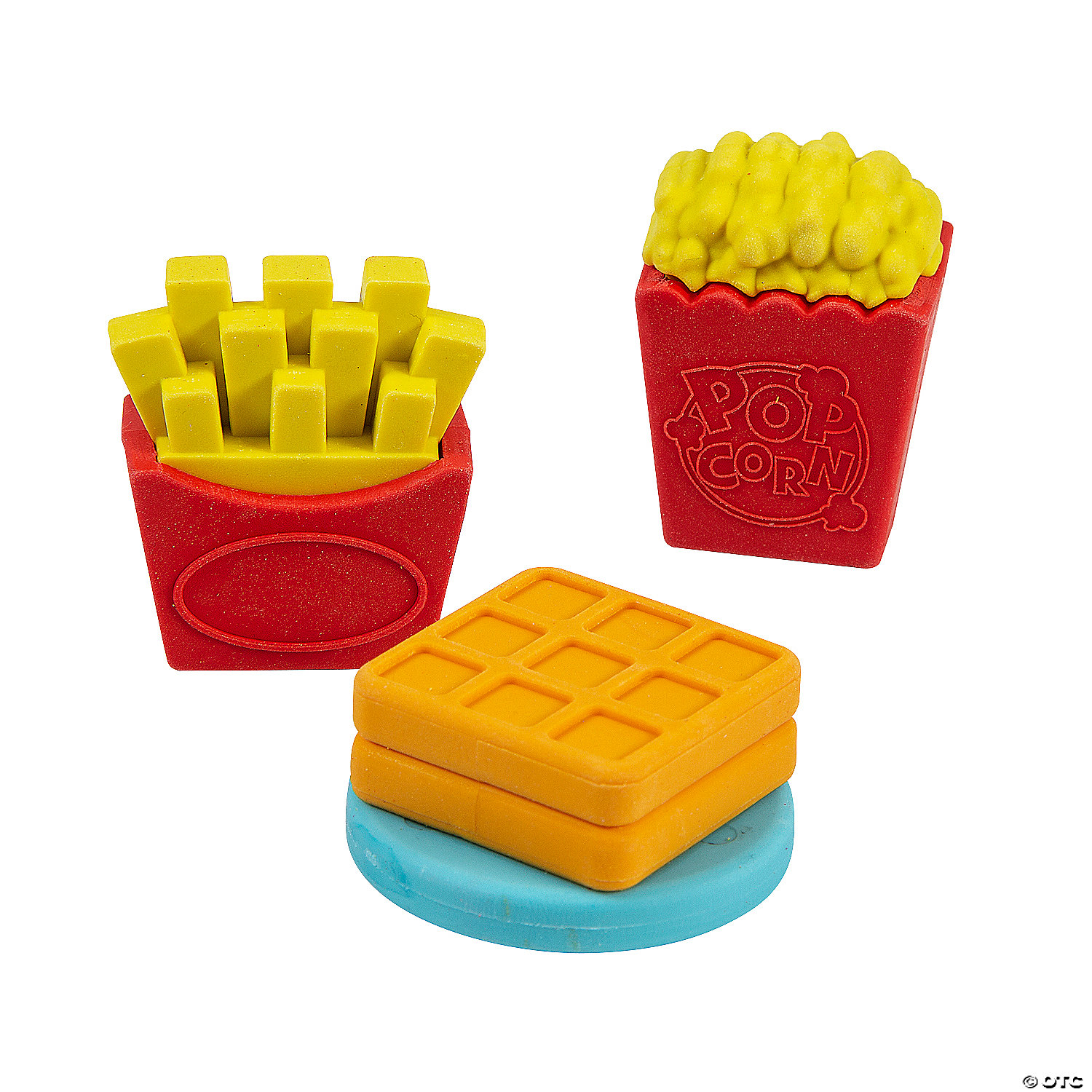 Fun Foods Surprise Inside Erasers - 18 Pcs. | Oriental Trading
