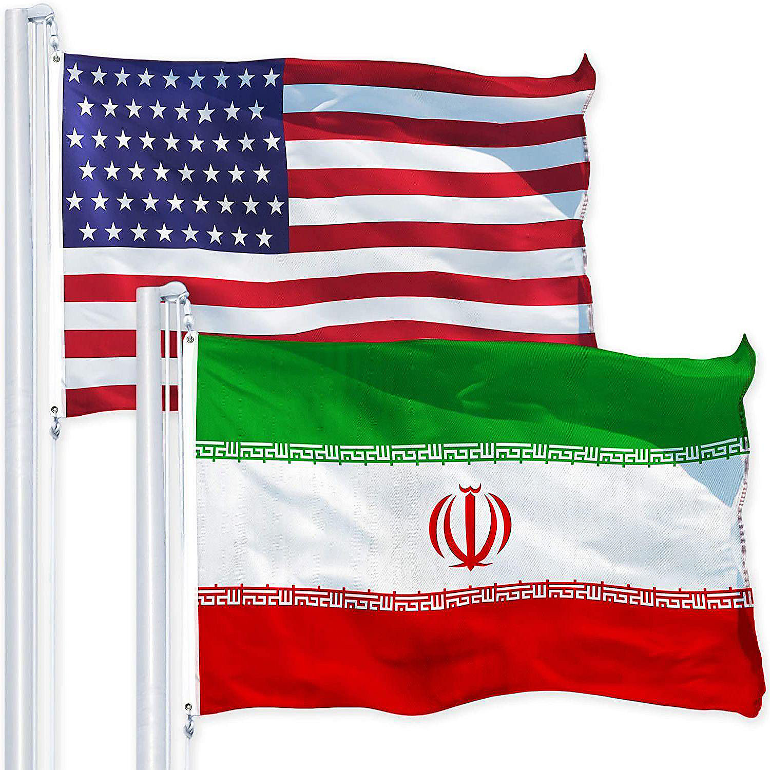 Country 100% Polyester National Asia Iran Flag 3 x 2 FT 