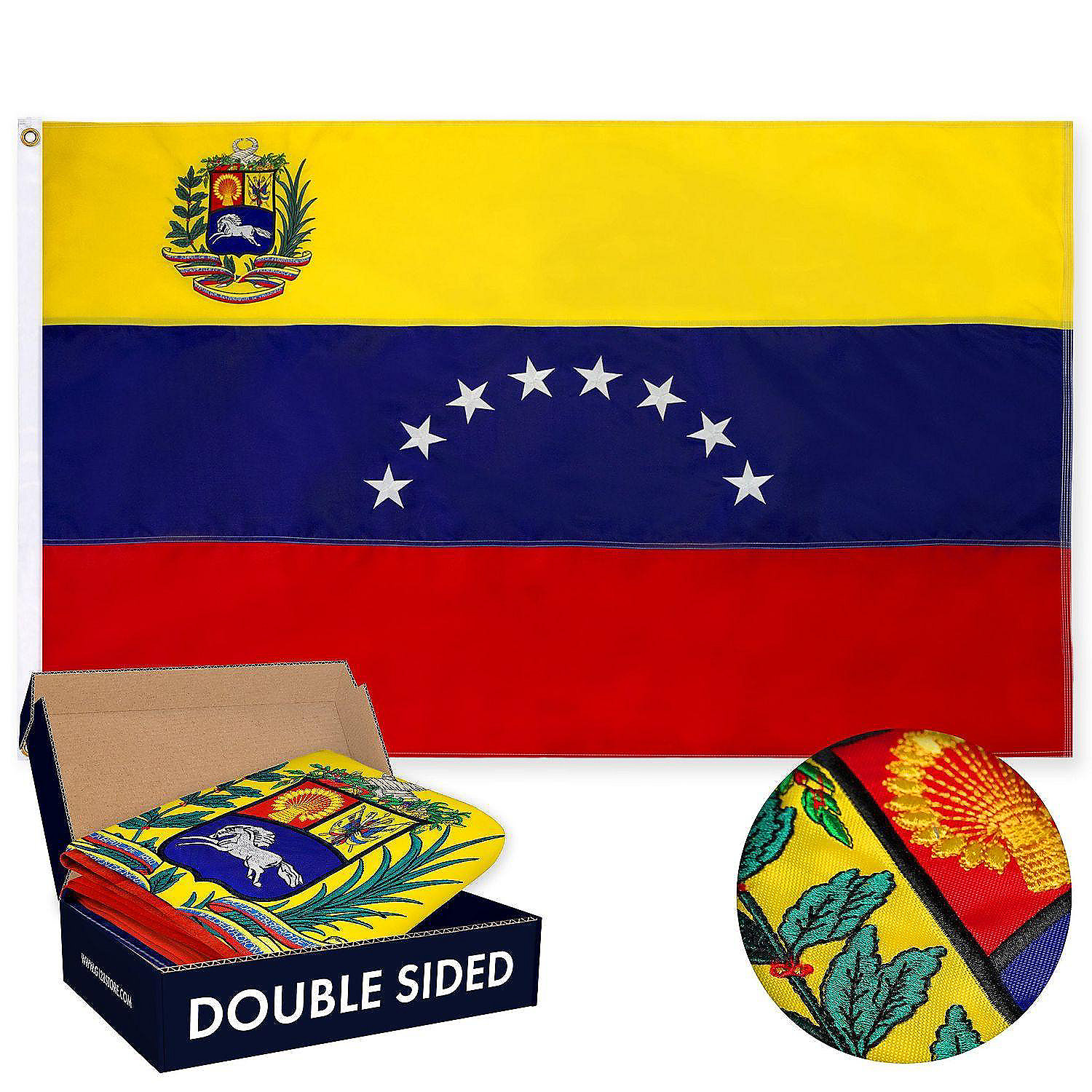"Venezuela" 3 ft x 5 ft Polyester Flag
