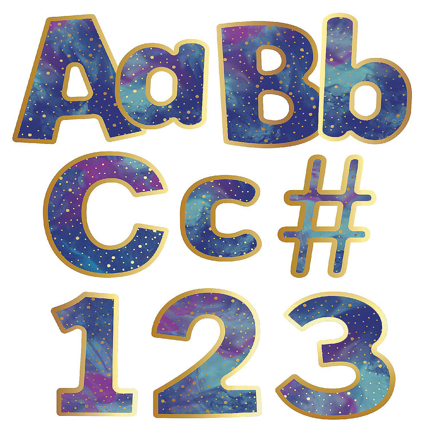 Galaxy Combo Pack Bulletin Board Letters Oriental Trading