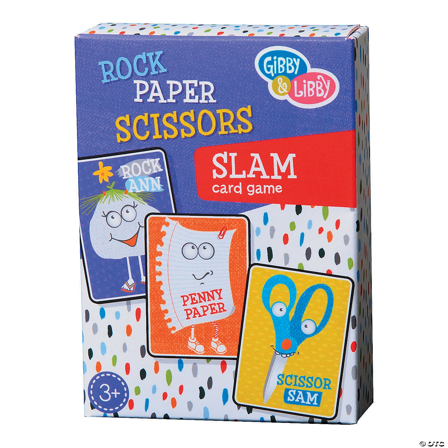 Gibby & Libby™ Rock, Paper, Scissors Card Game Fun Express