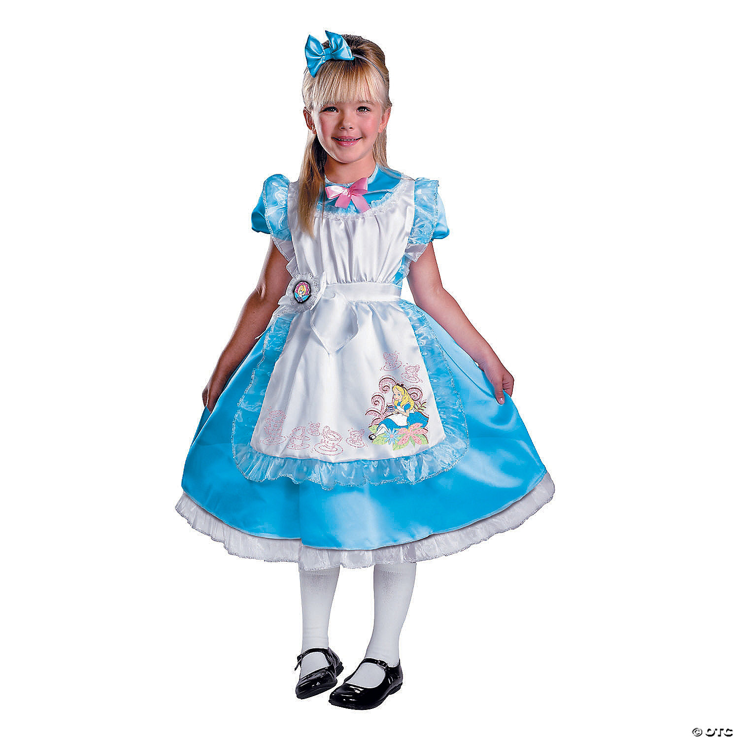 Girl S Deluxe Alice In Wonderland Alice Costume Oriental Trading