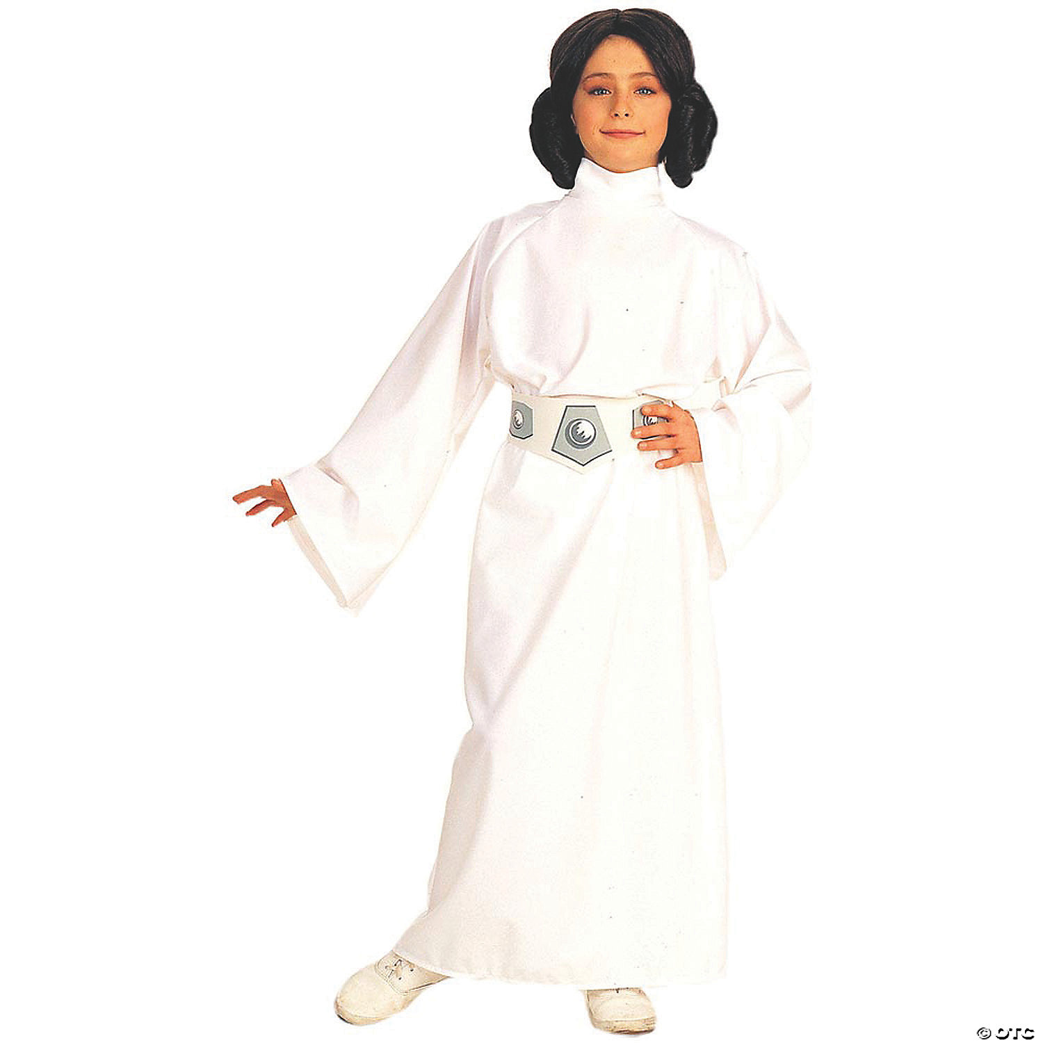 Sloppenwijk huichelarij een vuurtje stoken Girl's Deluxe Star Wars™ Princess Leia Costume - Large | Oriental Trading