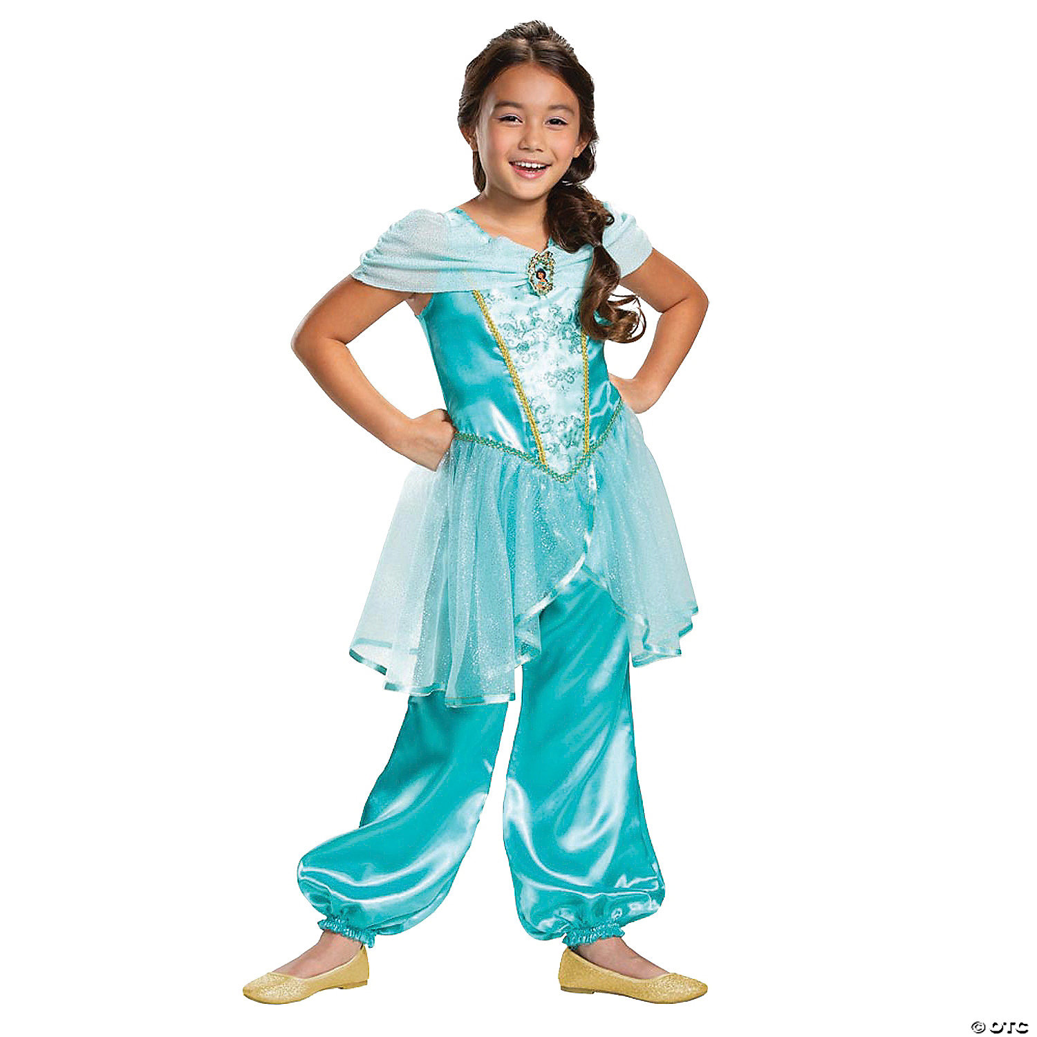 Girl's Classic Aladdin™ Live Action Jasmine Costume - Small
