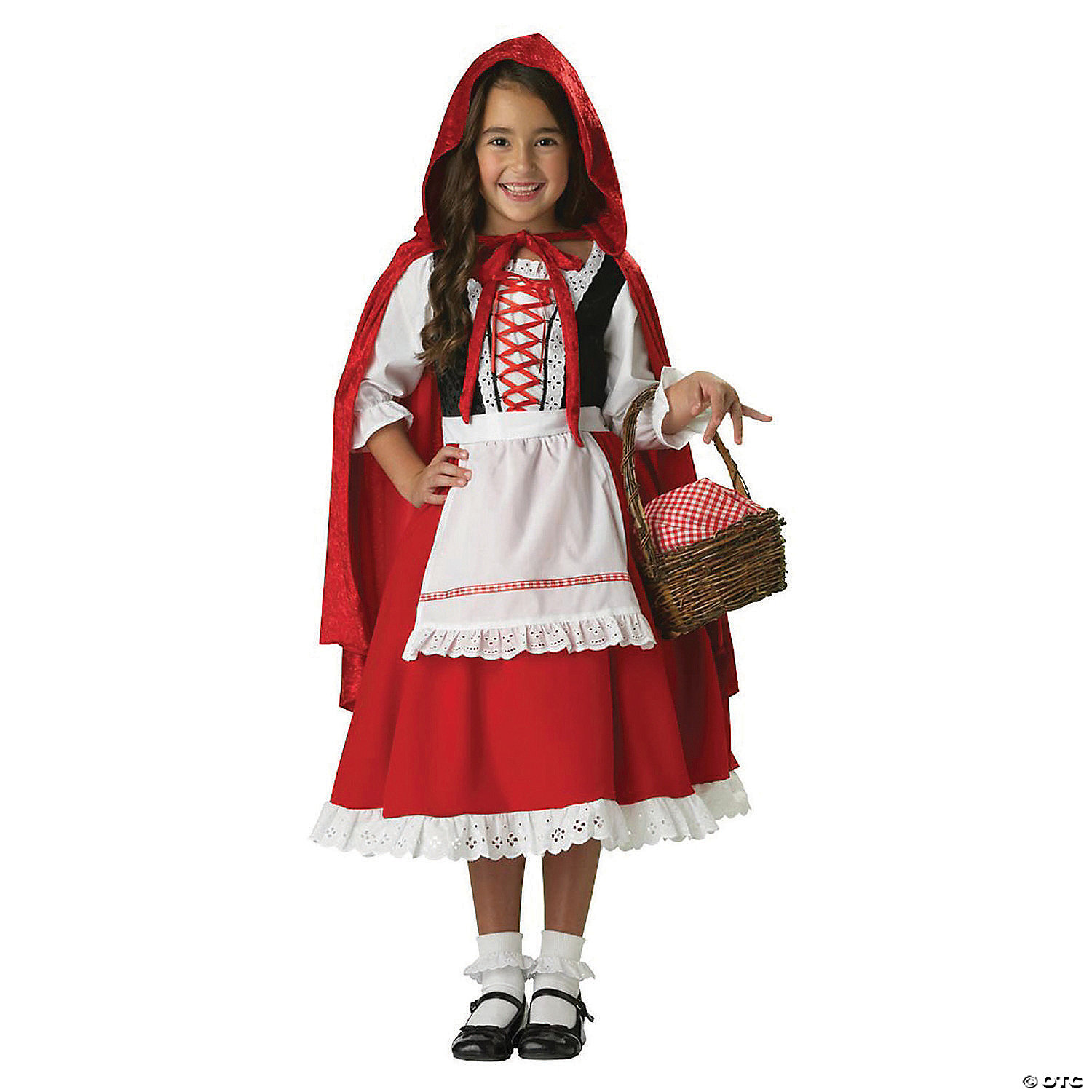 Tighten empty Interruption Girls Little Red Riding Hood Costume | Oriental Trading