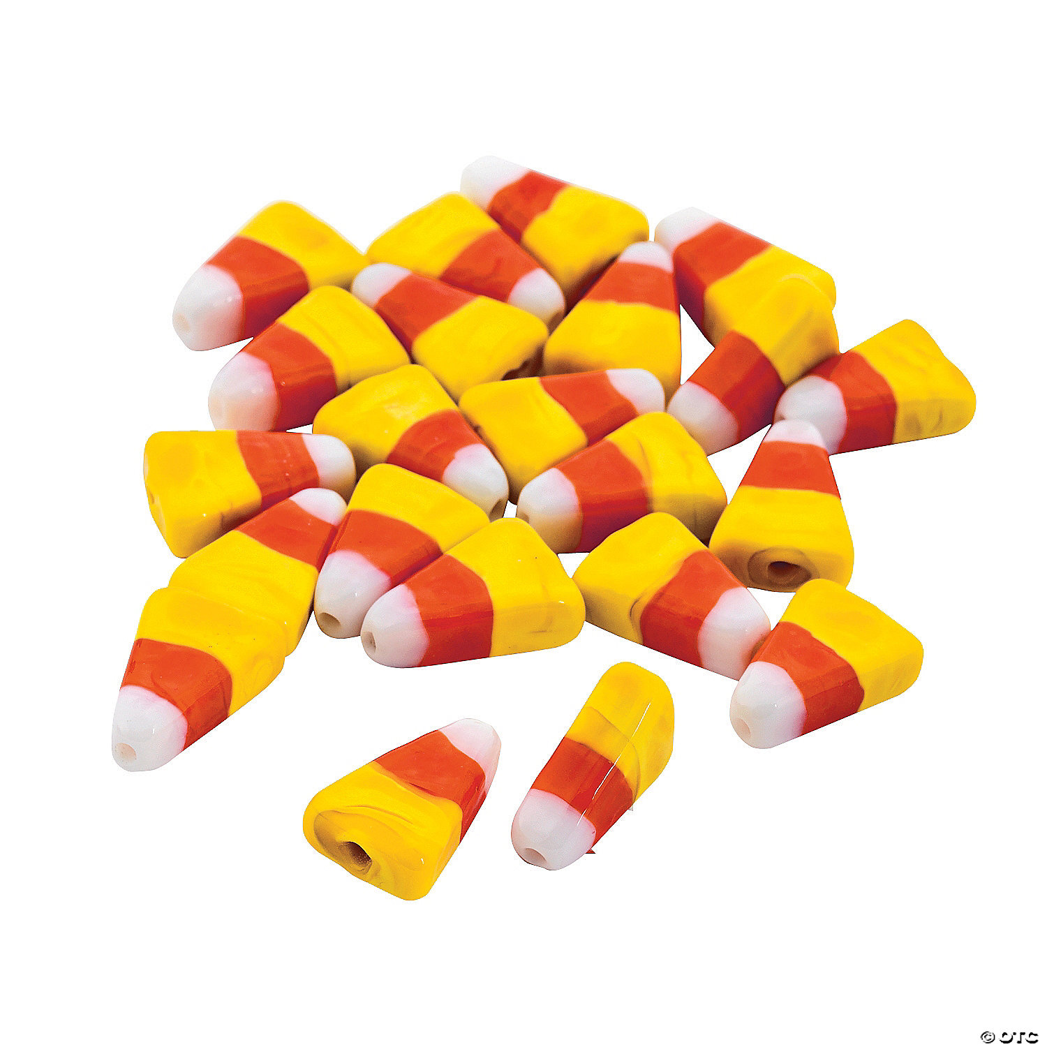 Candy corn on sale glass beads