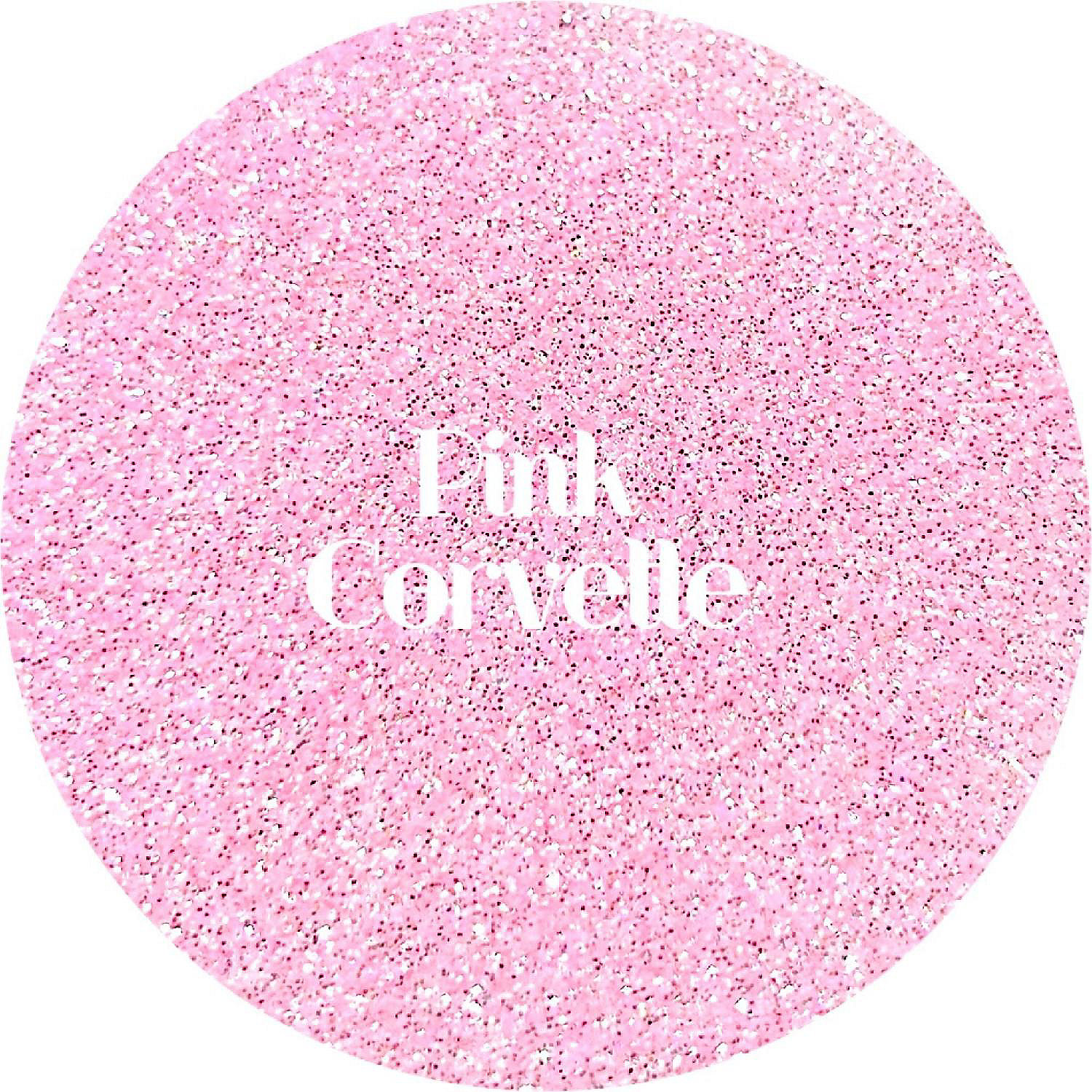 Glitter Heart Co. Glitter Pink Corvette 2 oz Bottle Oriental Trading