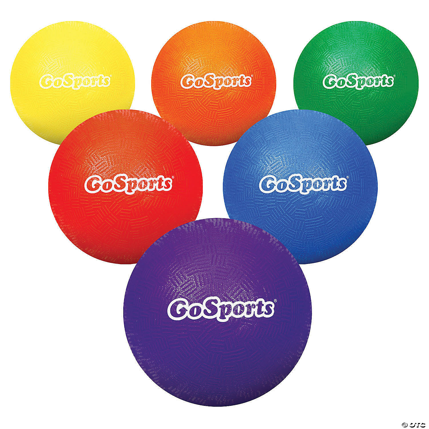 Gosports Soft Skin Foam Playground Dodgeballs - 6 Pack For Kids (6