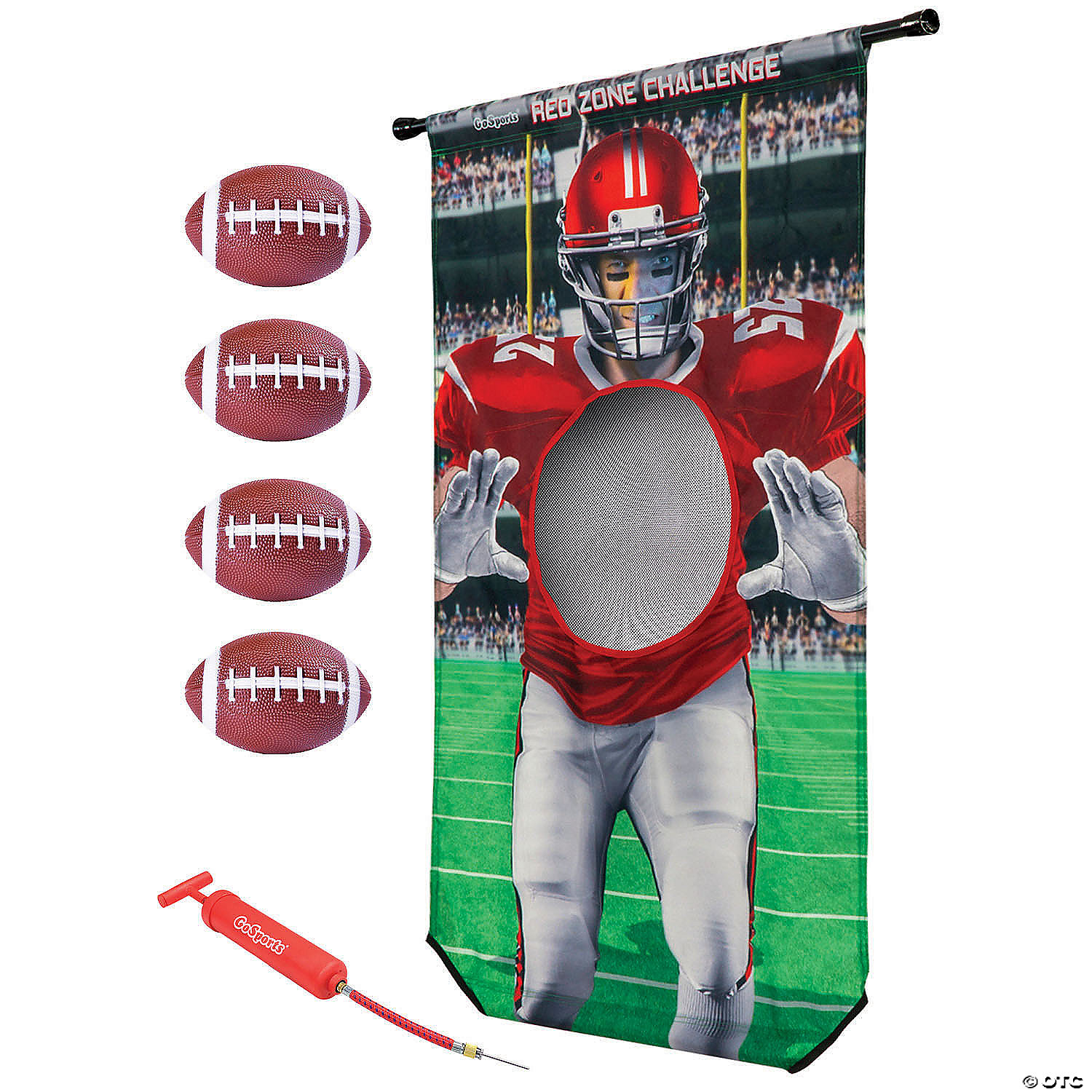 Red Zone Challenge 5 X 7 Foot Football Toss Outdoor Backyard Lawn Game for sale online 