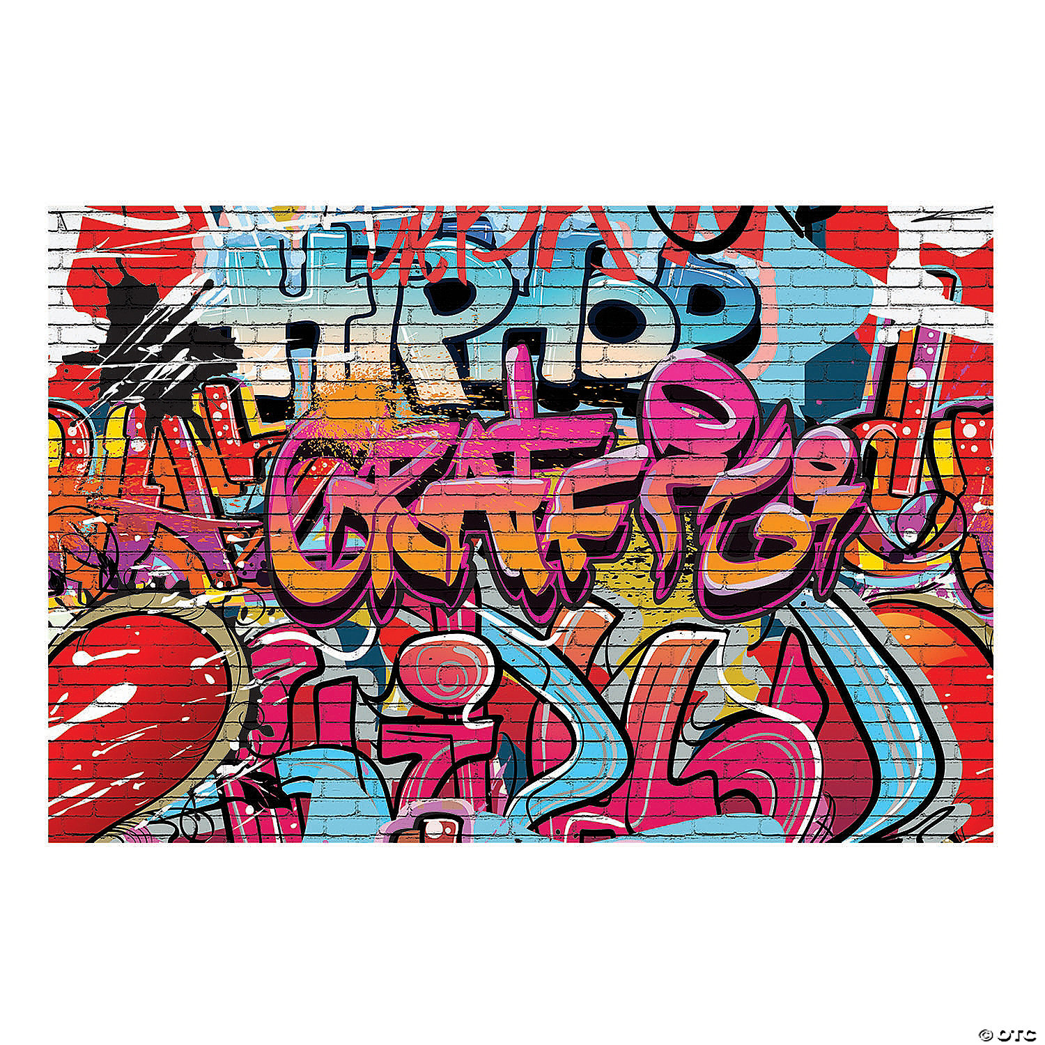 Graffiti Birthday Banner Personalized Party Backdrop 