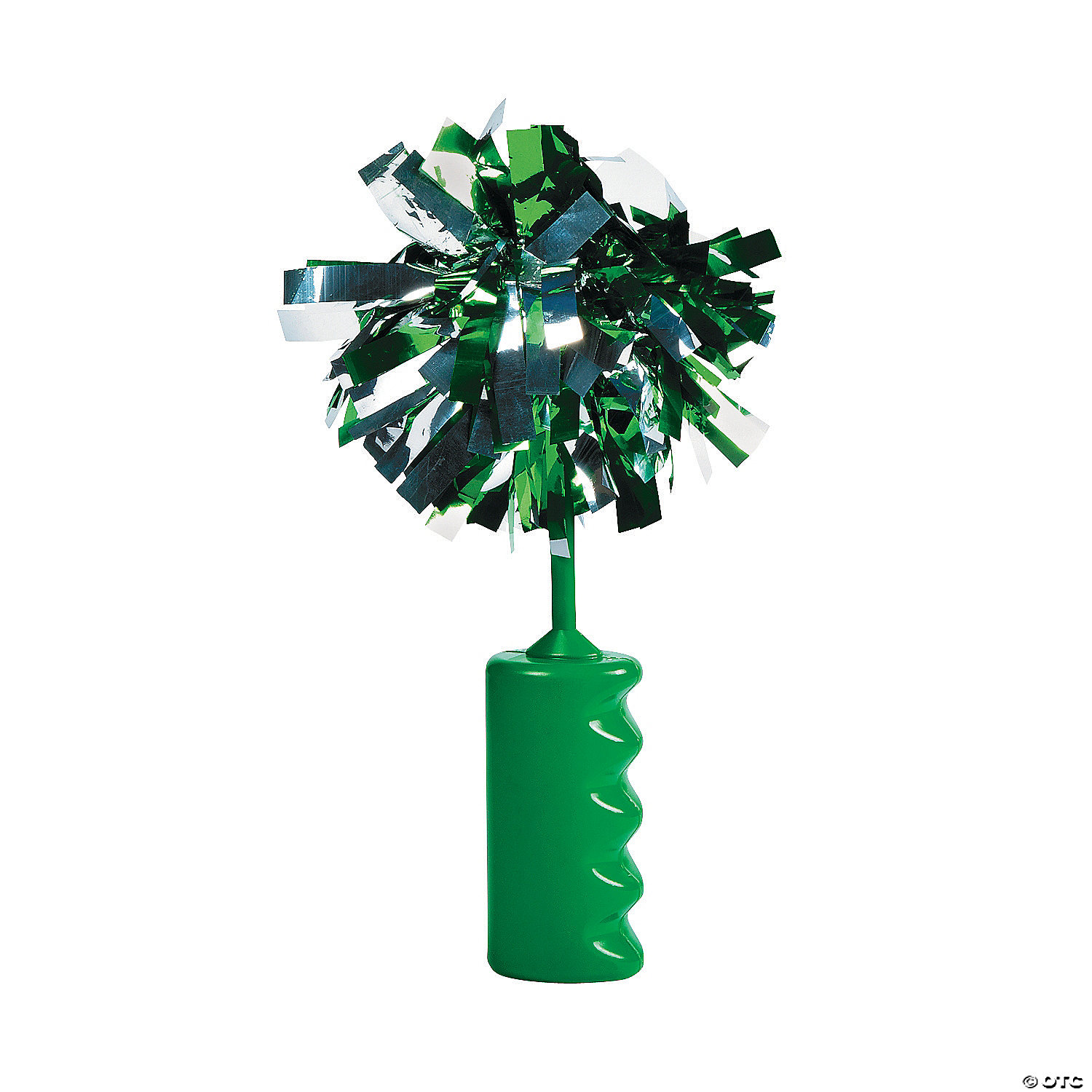 Green Team Spirit Cheer Pom-Poms - 12 Pc.