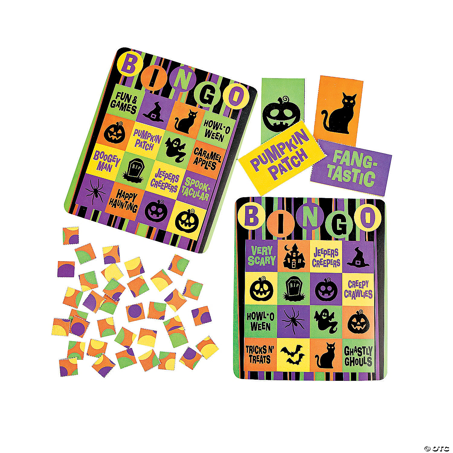 16 Count Halloween Party Game Bingo Cards Big Dot of Happiness Trick or Treat