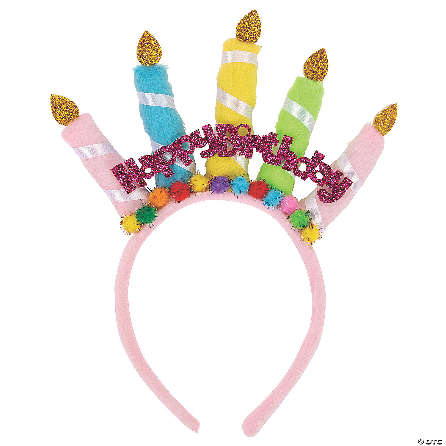 Happy Birthday Candles Headband Oriental Trading