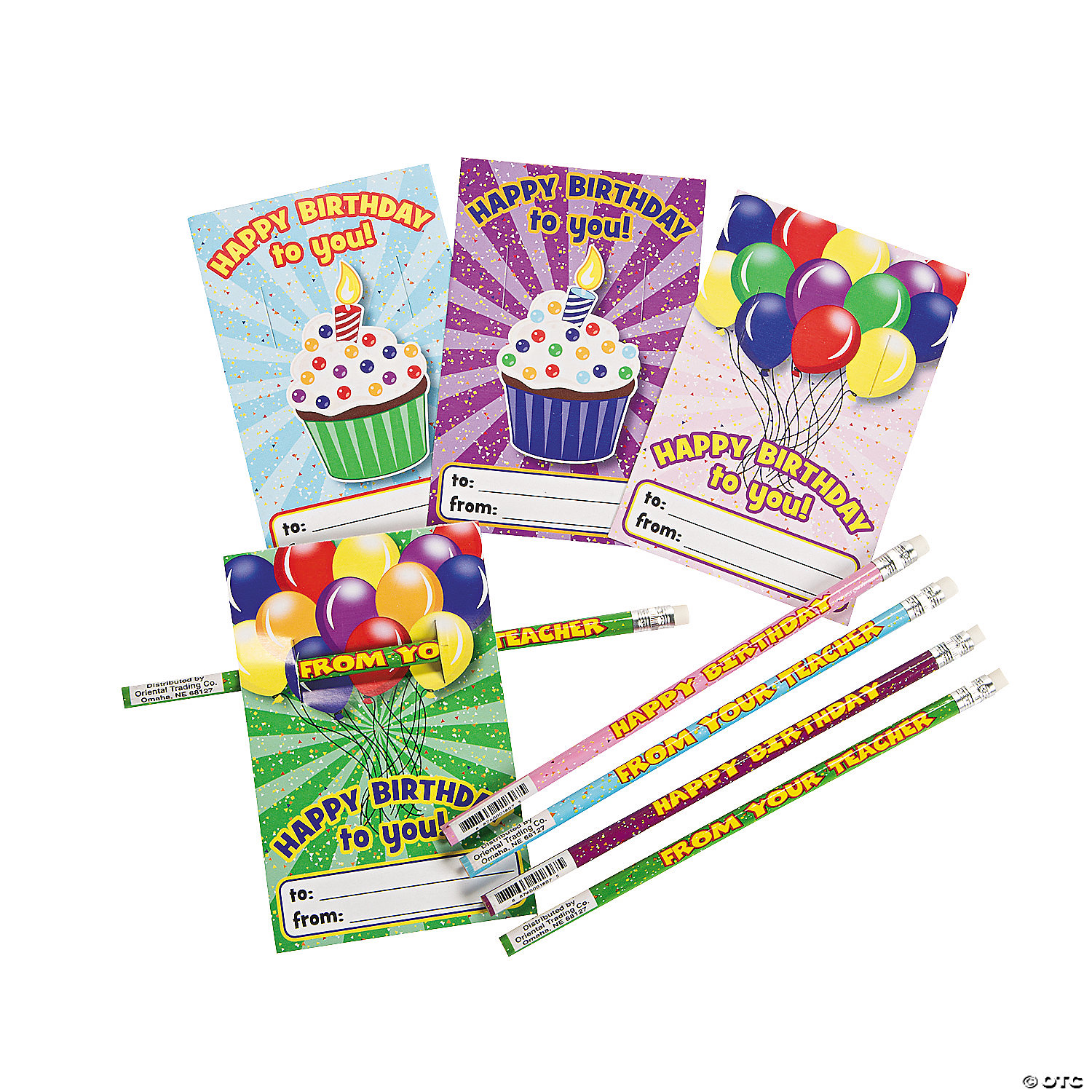 Happy Birthday Pencils 12 x Pencils Make Birthdays Special Teacher Resource 