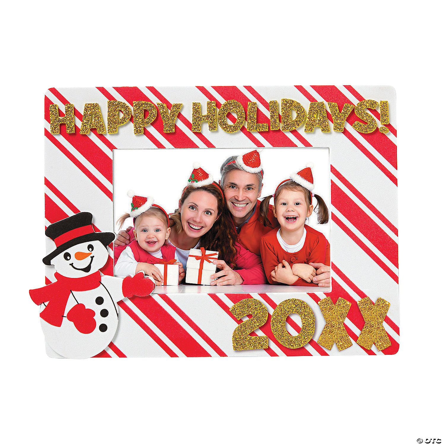 Happy Holidays Picture Frame Magnet Craft Kit