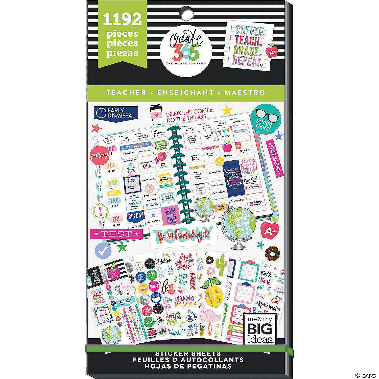 The Happy Planner Sticker Book ~ Seasonal ~1557 Pieces New Planner