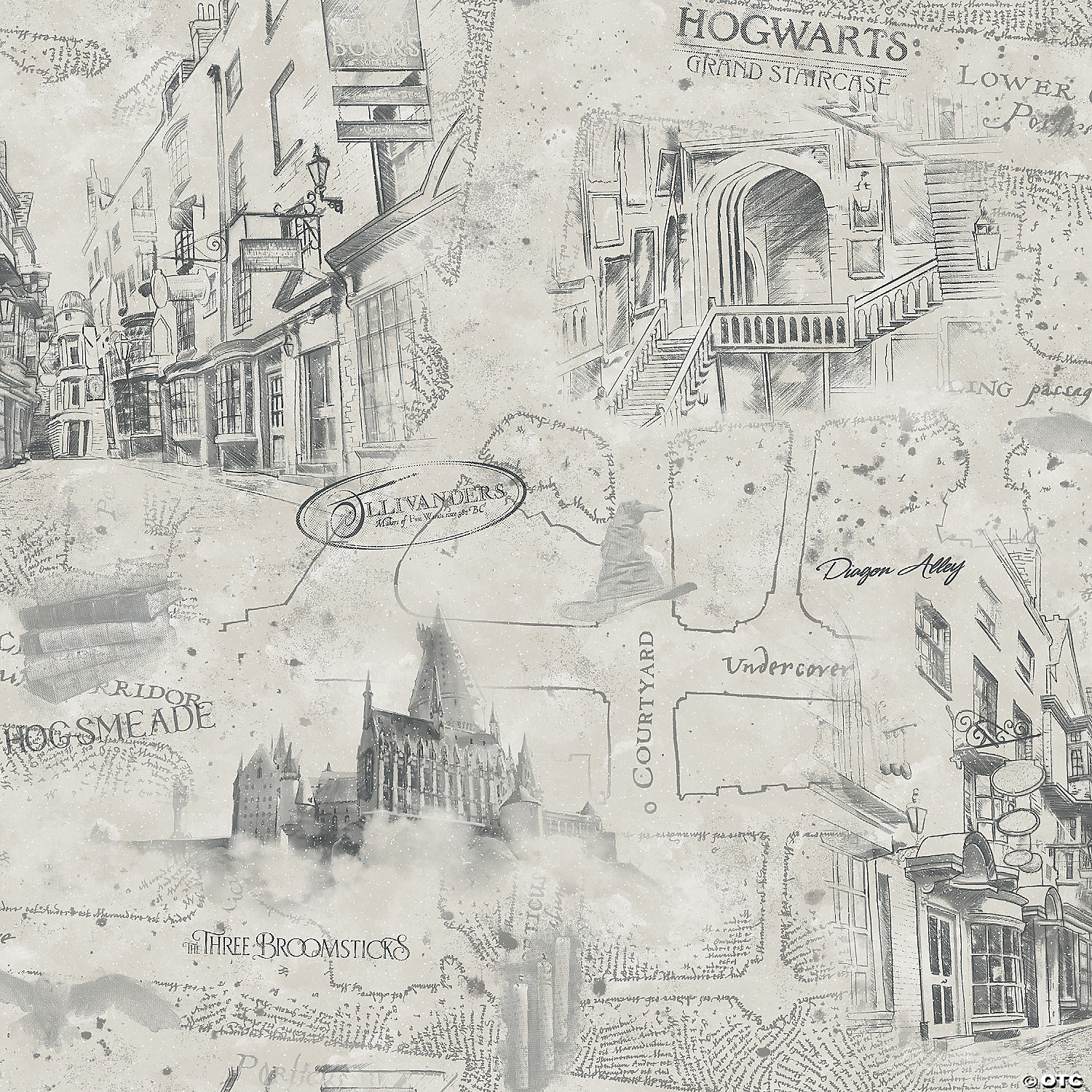 Harry Potter Map Peel & Stick