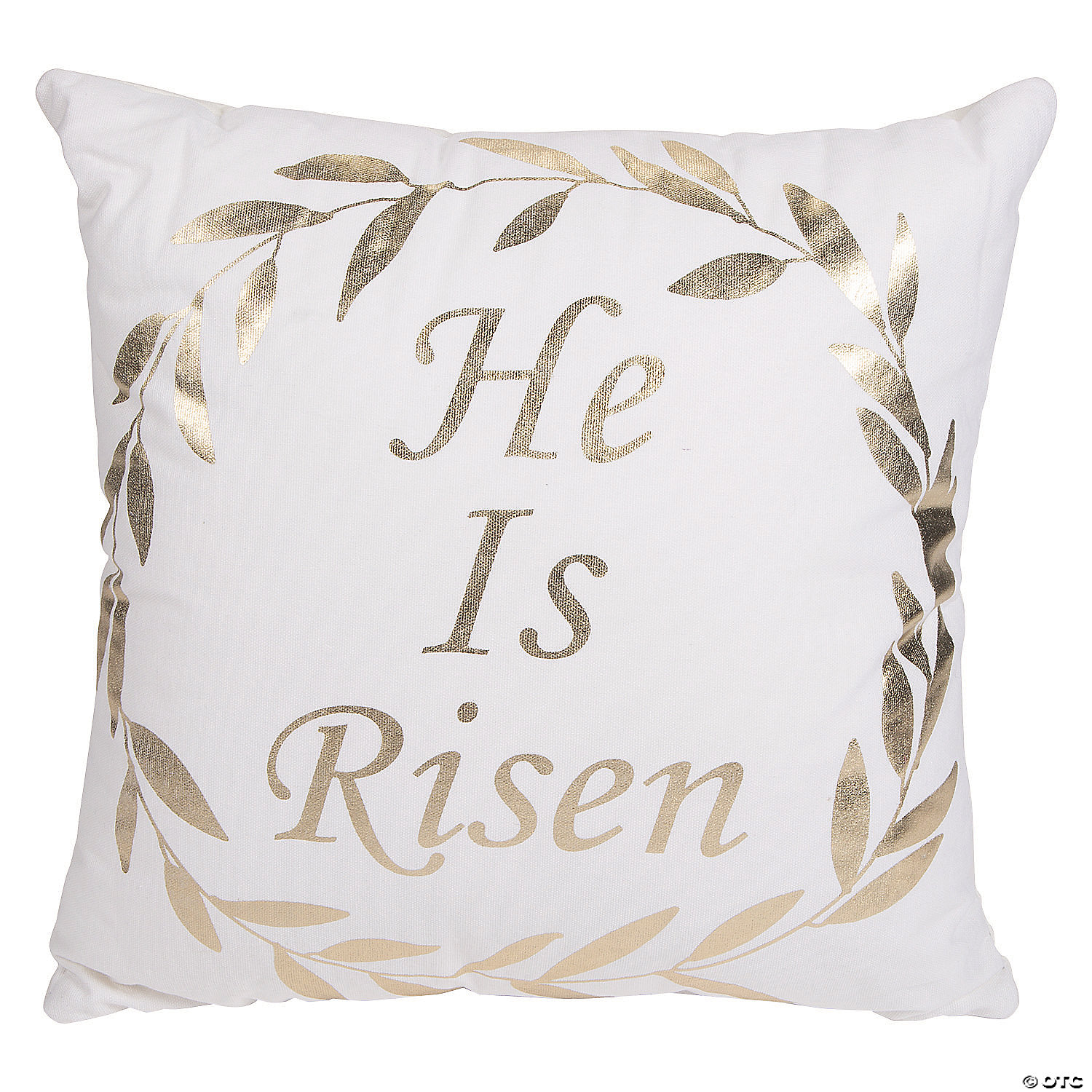 He Is Risen Metallic Pillow Oriental Trading