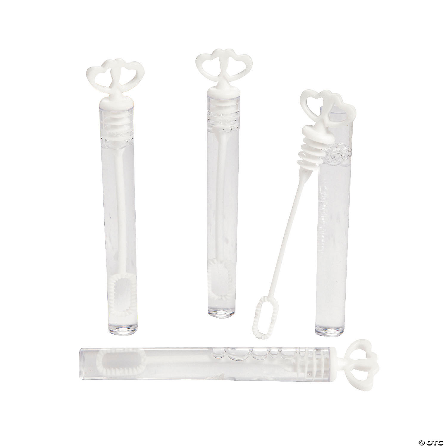 heart bubble wands