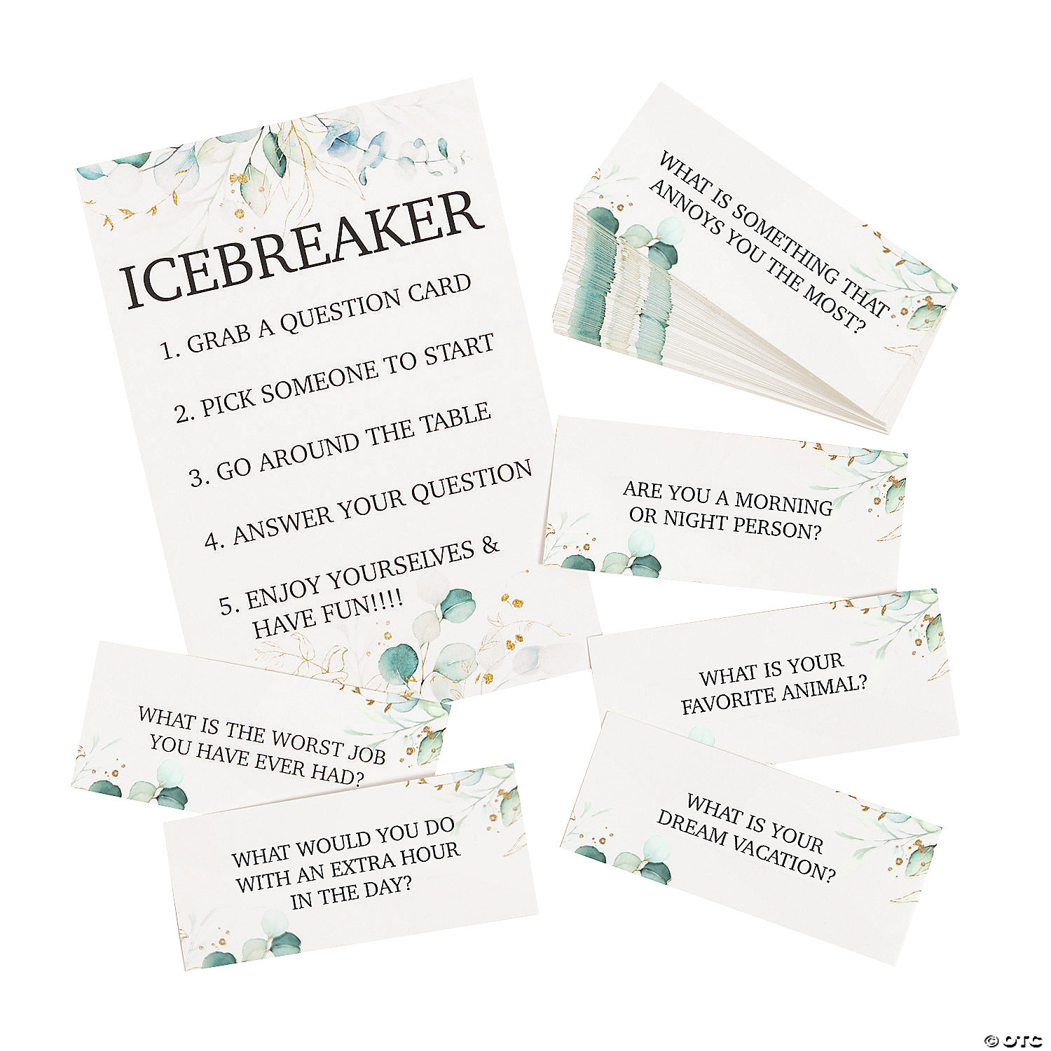 Icebreaker Guest Game Cards | Oriental Trading